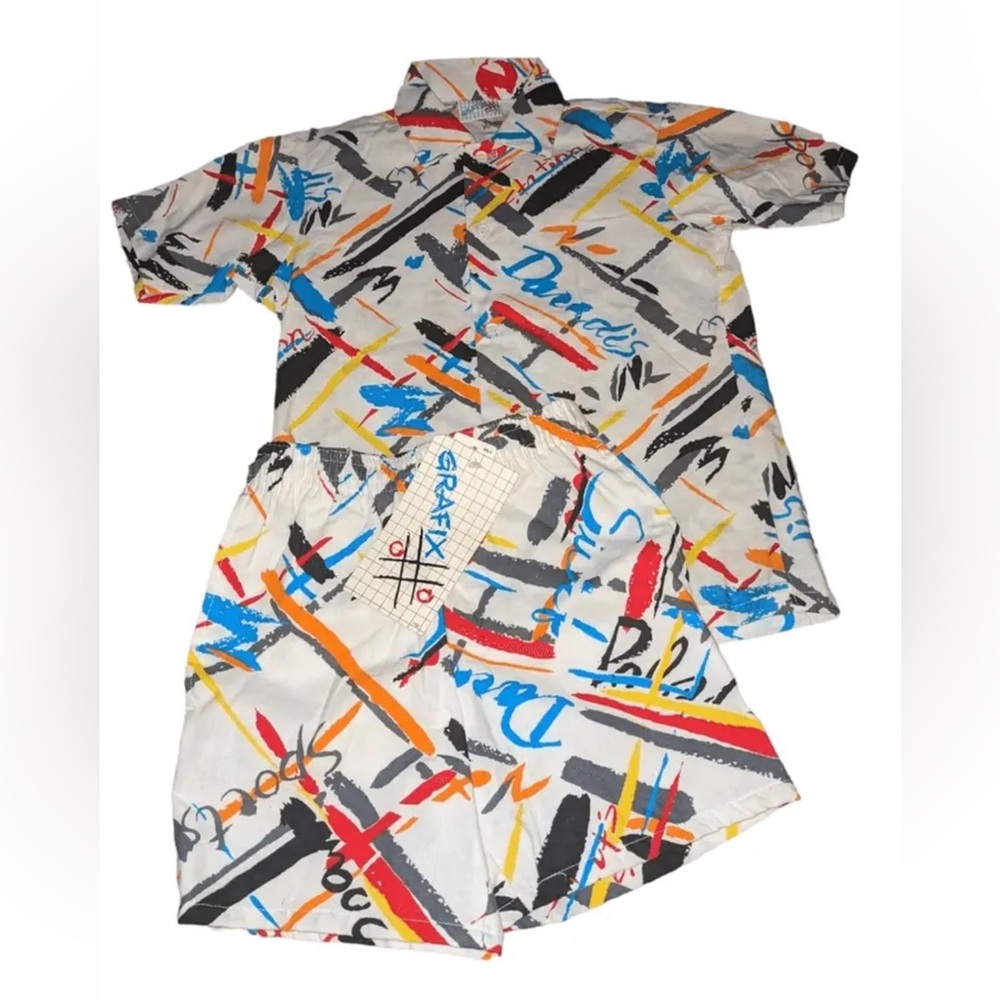 Vintage Grafix Graffiti Matching Outfit - NWT